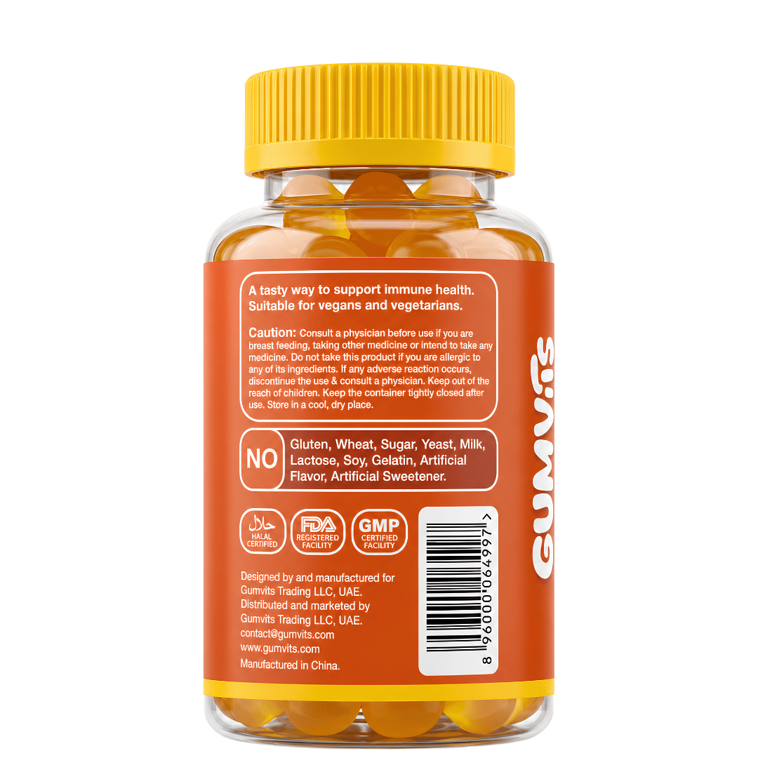 Gumvits Vitamin C 500mg Gummies, 60 Ct