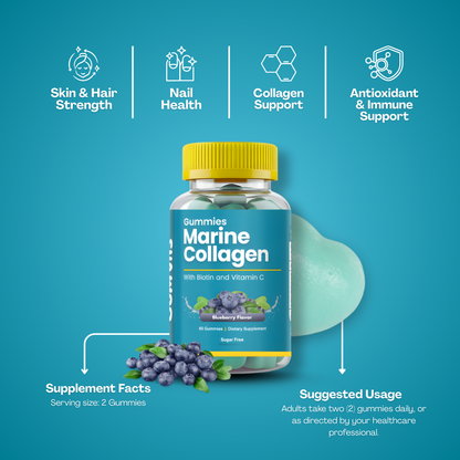 Gumvits Marine Collagen with Biotin & Vitamin C Gummies Benefits