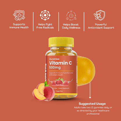 Gumvits Vitamin C 500mg Gummies, 60 Ct