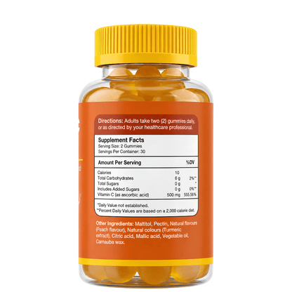 Gumvits Vitamin C 500mg Gummies, 60 Ct